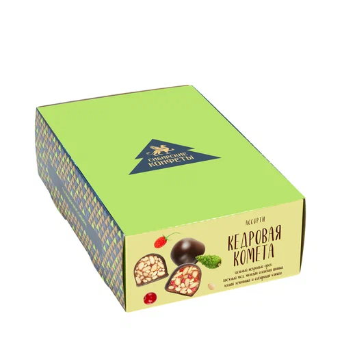 №2 Кедровая комета Ассорти (9429) (классика, клюква, шишка, земляника), 540г   в Лиски