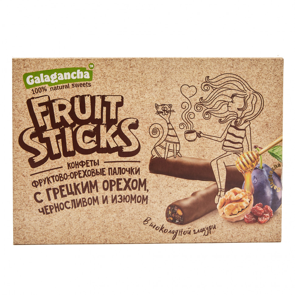  Берестов КРАФТ Fruit Stiсks с черносливом и грецким орехом, 175г в Лиски
