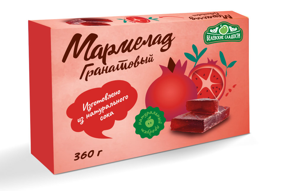  Мармелад  "Гранатовый" белевский 360г  в Лиски