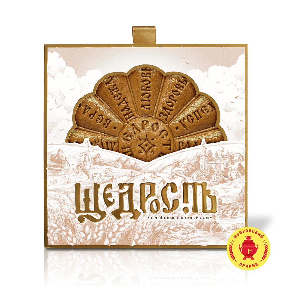  Пряник 700г "Щедрость" (в подарочной упаковке)  в Лиски