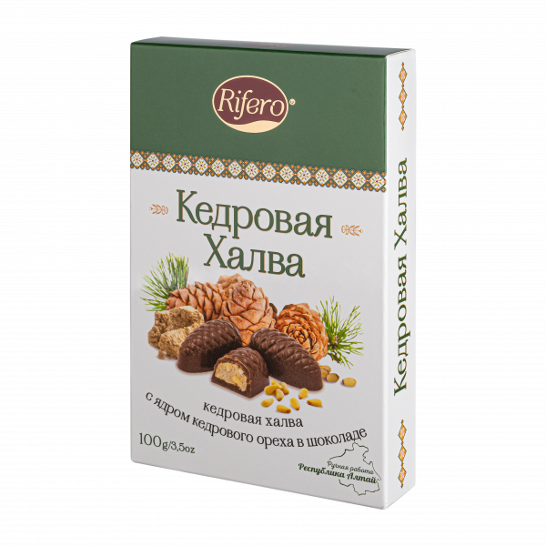 №1 Риф и ко Конфеты "Кедровая халва" 100г   в Лиски
