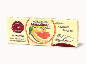  Мармелад натуральный "Грейпфрут" 140г в Лиски