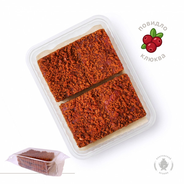 №3 Пряник 400г с фруктовой начинкой Клюква  в Лиски