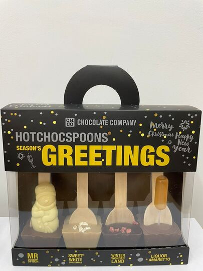 №1 TM LORD Набор шоколадных ложек «SEASON`S GREETINGS» (4 ложки по 50 гр), 200гр в Лиски