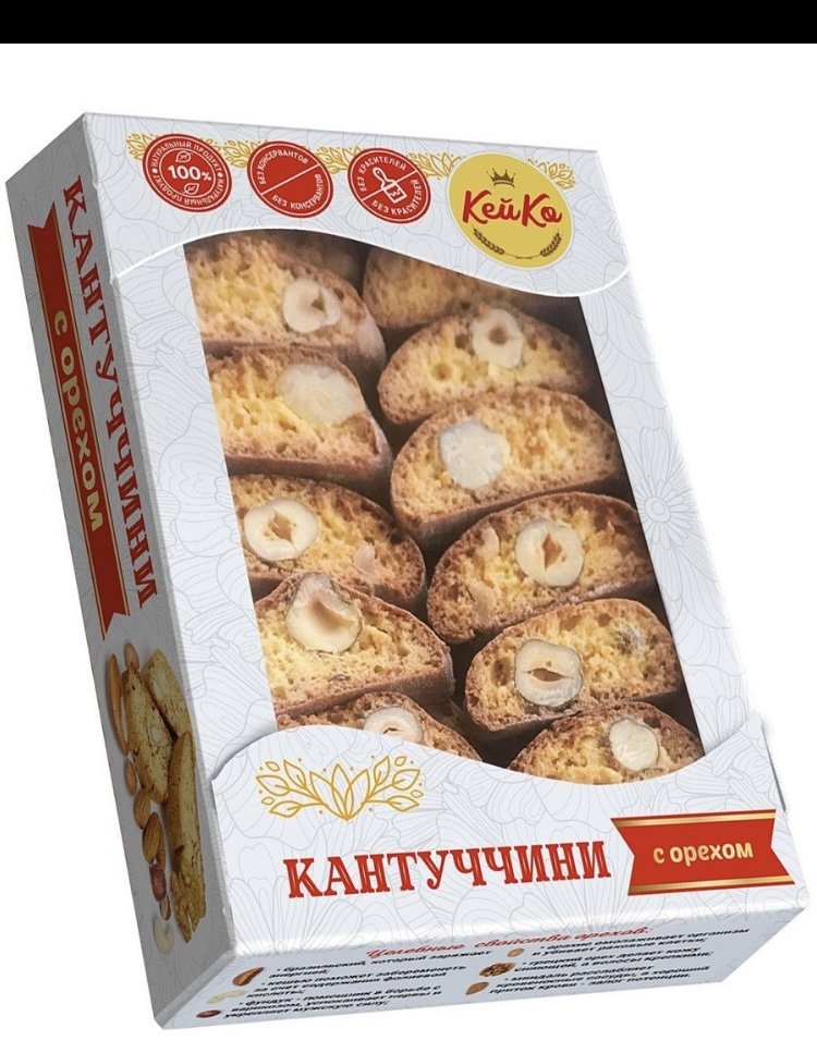  Кей Ко Кантуччини с орехом, 200г    в Лиски