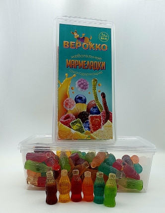  Жевательный мармелад Бутылочки, 250г      в Лиски