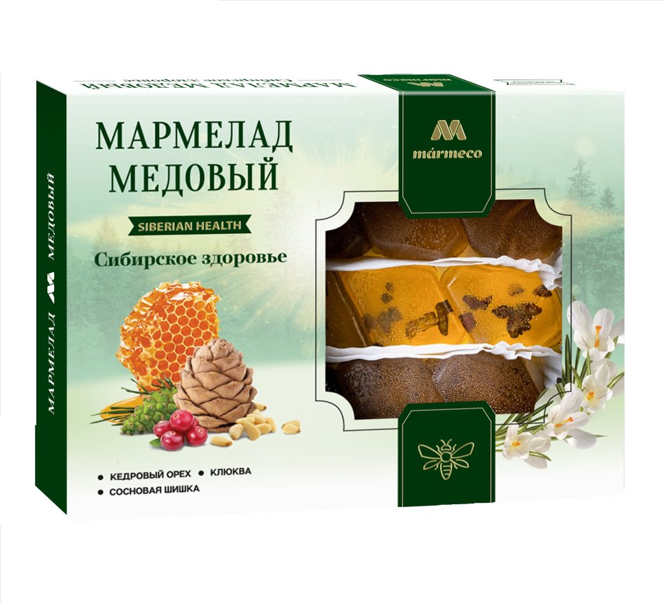  Мармелад медовый "Сибирское здоровье" без сахара 200г  в Лиски