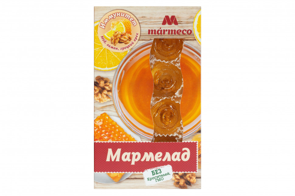  Мармелад "Иммунитет"  Мёд, лимон, грецкий орех, 180г  в Лиски